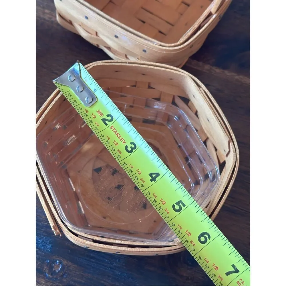 Set of 3 Longaberger hostess baskets